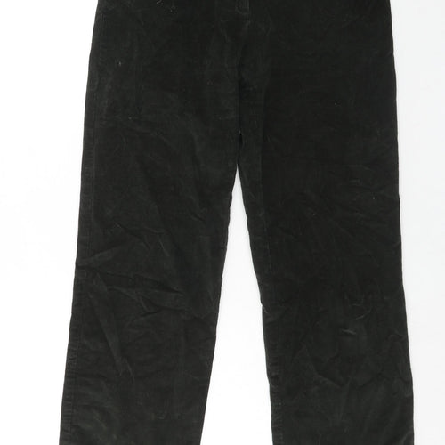 Northern Reflections Womens Green Cotton Trousers Size 8 Regular Zip