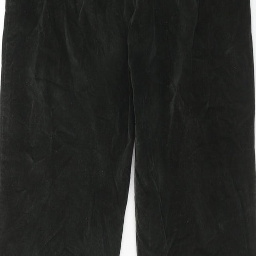 Northern Reflections Womens Green Cotton Trousers Size 8 Regular Zip
