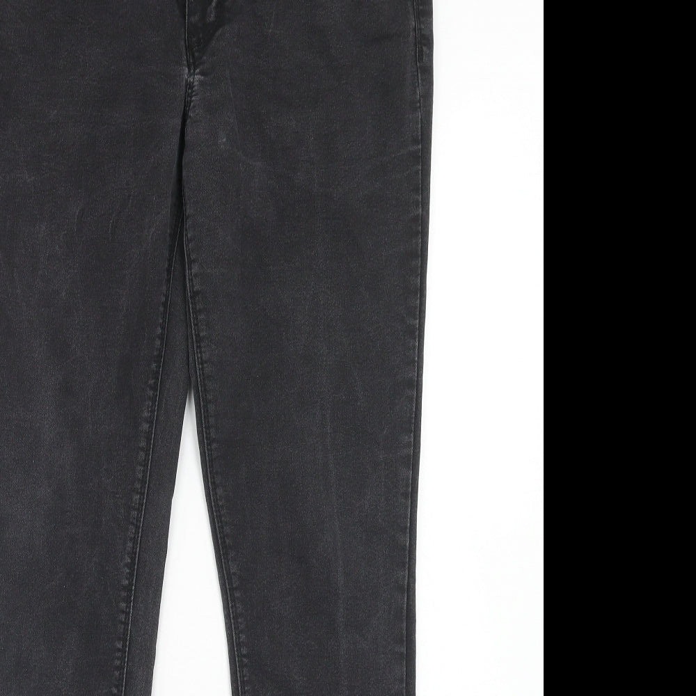 Atmosphere Womens Black Cotton Skinny Jeans Size 16 Regular Zip