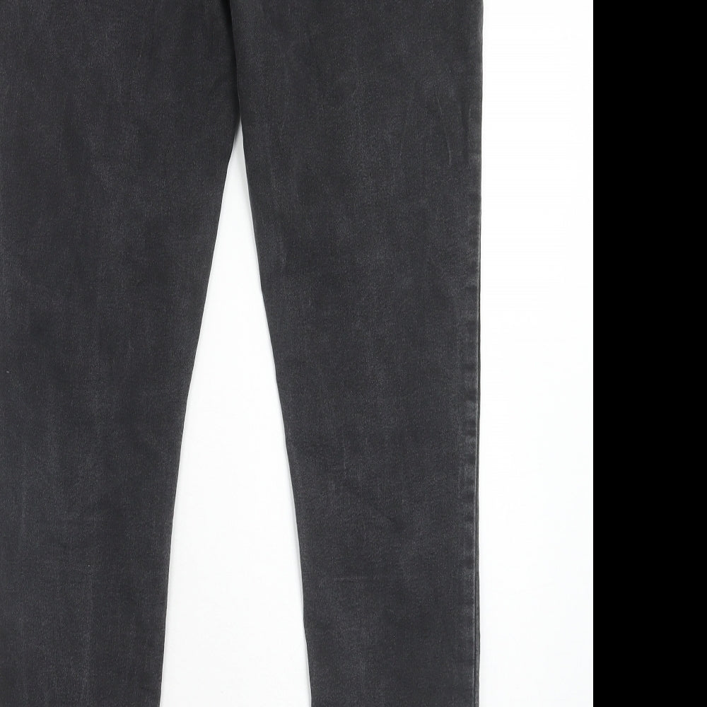 Atmosphere Womens Black Cotton Skinny Jeans Size 16 Regular Zip