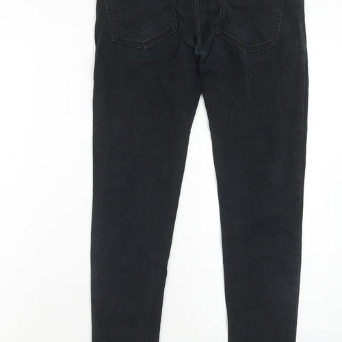 Denim & Co. Mens Black Cotton Skinny Jeans Size 30 in L30 in Regular Zip