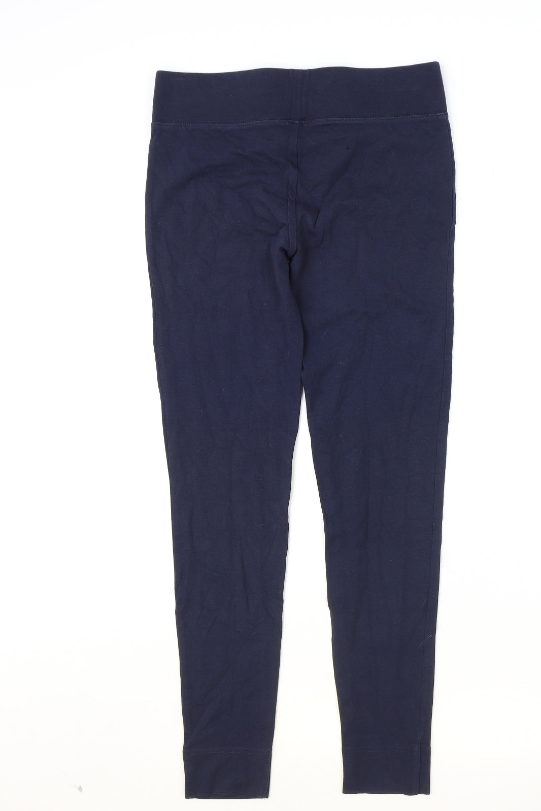 Marks and Spencer Womens Blue Cotton Jogger Leggings Size 10