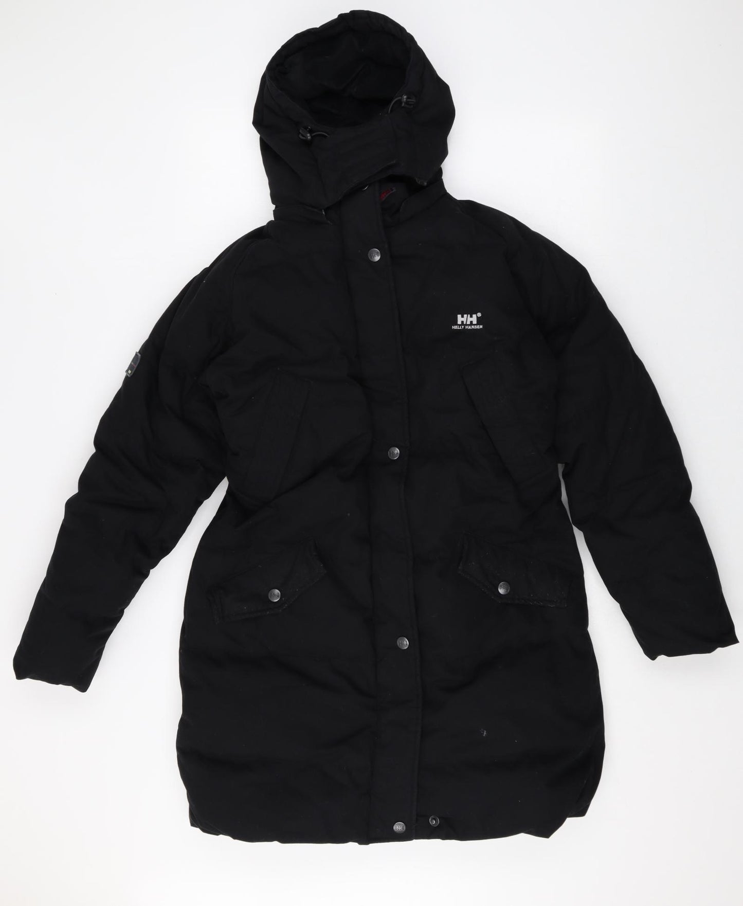 Helly Hansen Womens Black Puffer Jacket Jacket Size M Zip