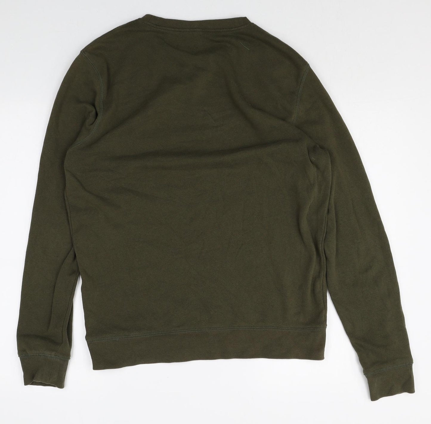 Divided Womens Green Cotton Pullover Sweatshirt Size M Pullover