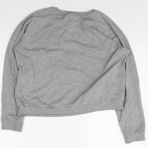 ASOS Womens Grey Cotton Pullover Sweatshirt Size 12 Pullover