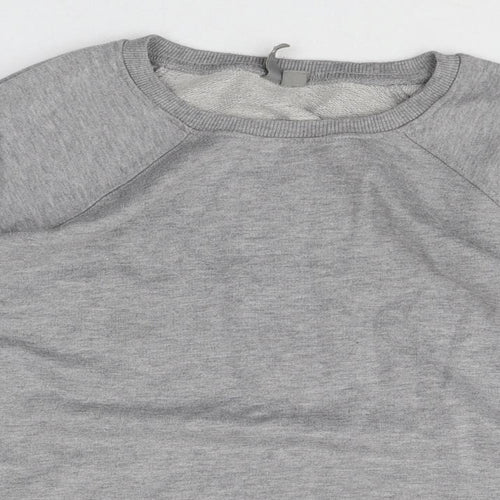 ASOS Womens Grey Cotton Pullover Sweatshirt Size 12 Pullover