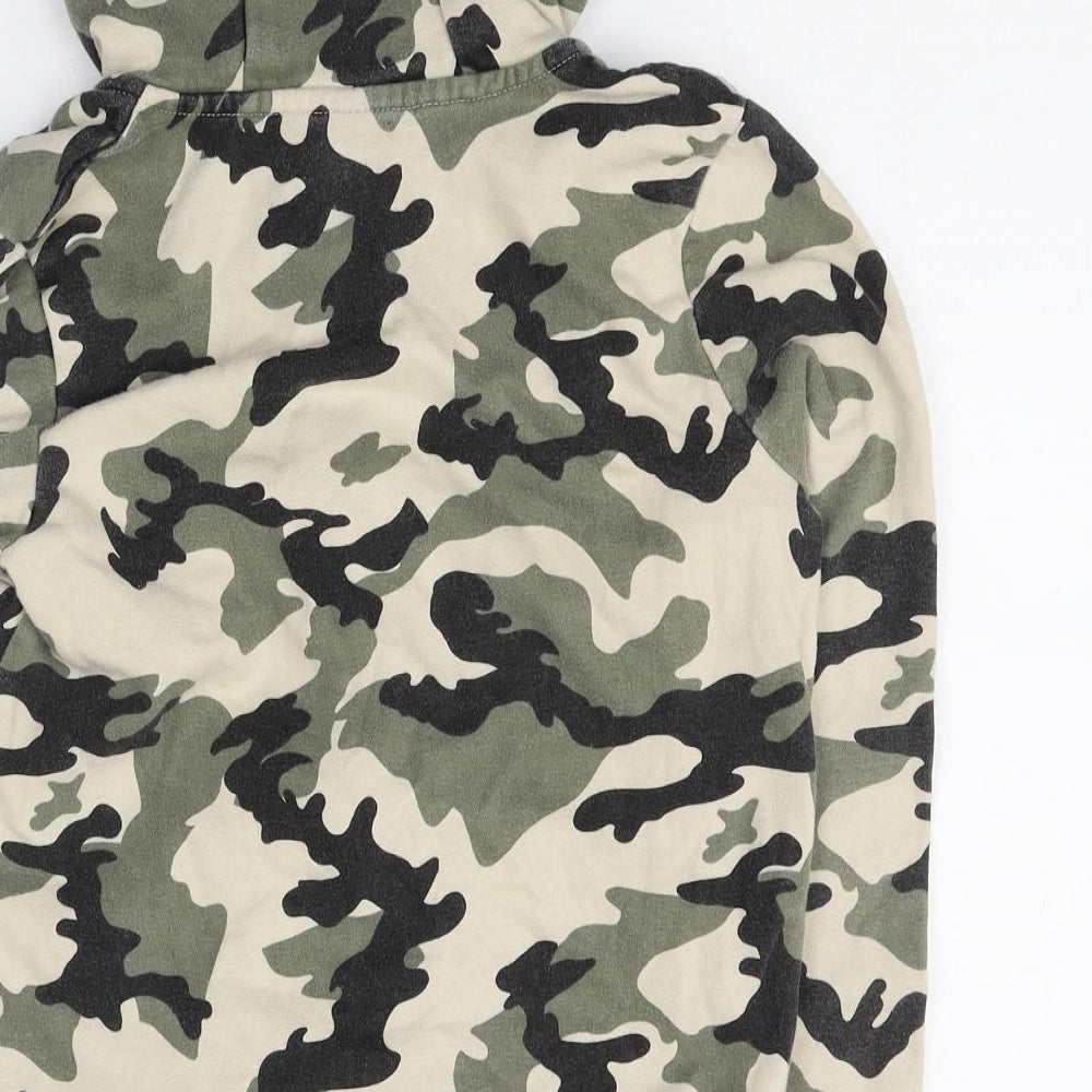 George Boys Multicoloured Camouflage Cotton Full Zip Hoodie Size 11-12 Years Zip