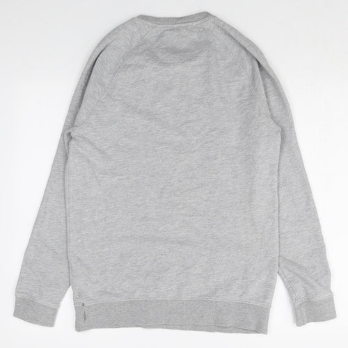 Burton Mens Grey Cotton Pullover Sweatshirt Size S
