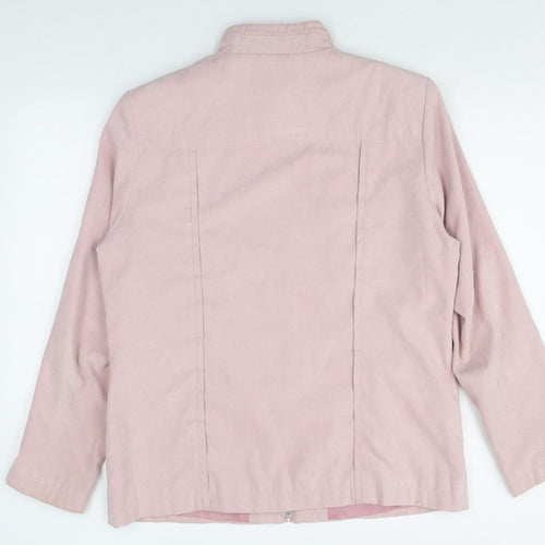 EWM Womens Pink Jacket Size 14 Zip