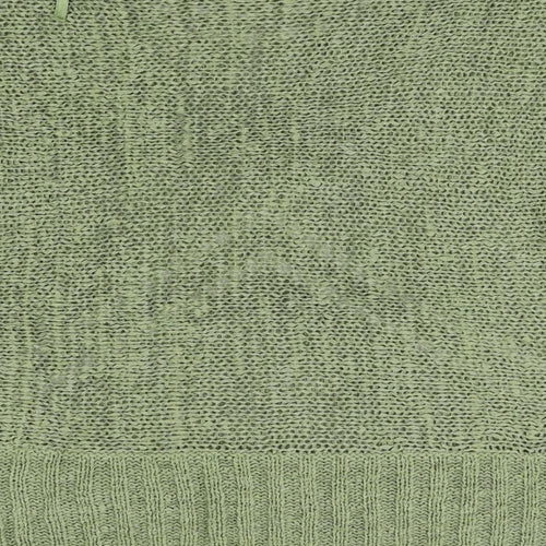Paraphrase Womens Green Boat Neck Acrylic Pullover Jumper Size L
