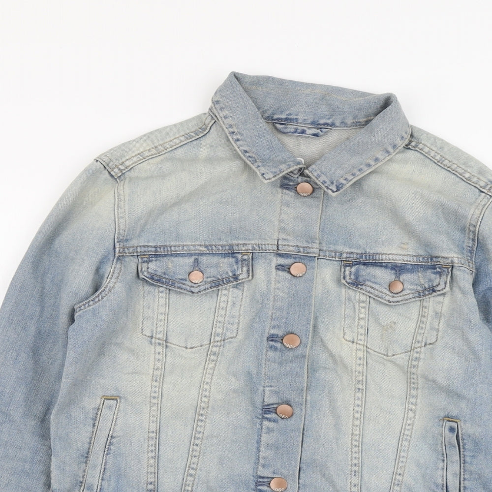 Gap Womens Blue Jacket Size M Button