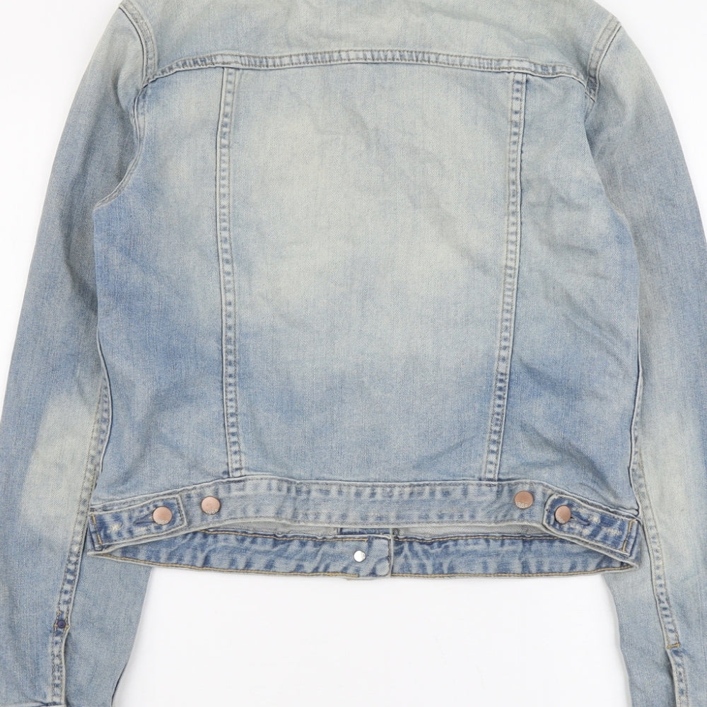 Gap Womens Blue Jacket Size M Button