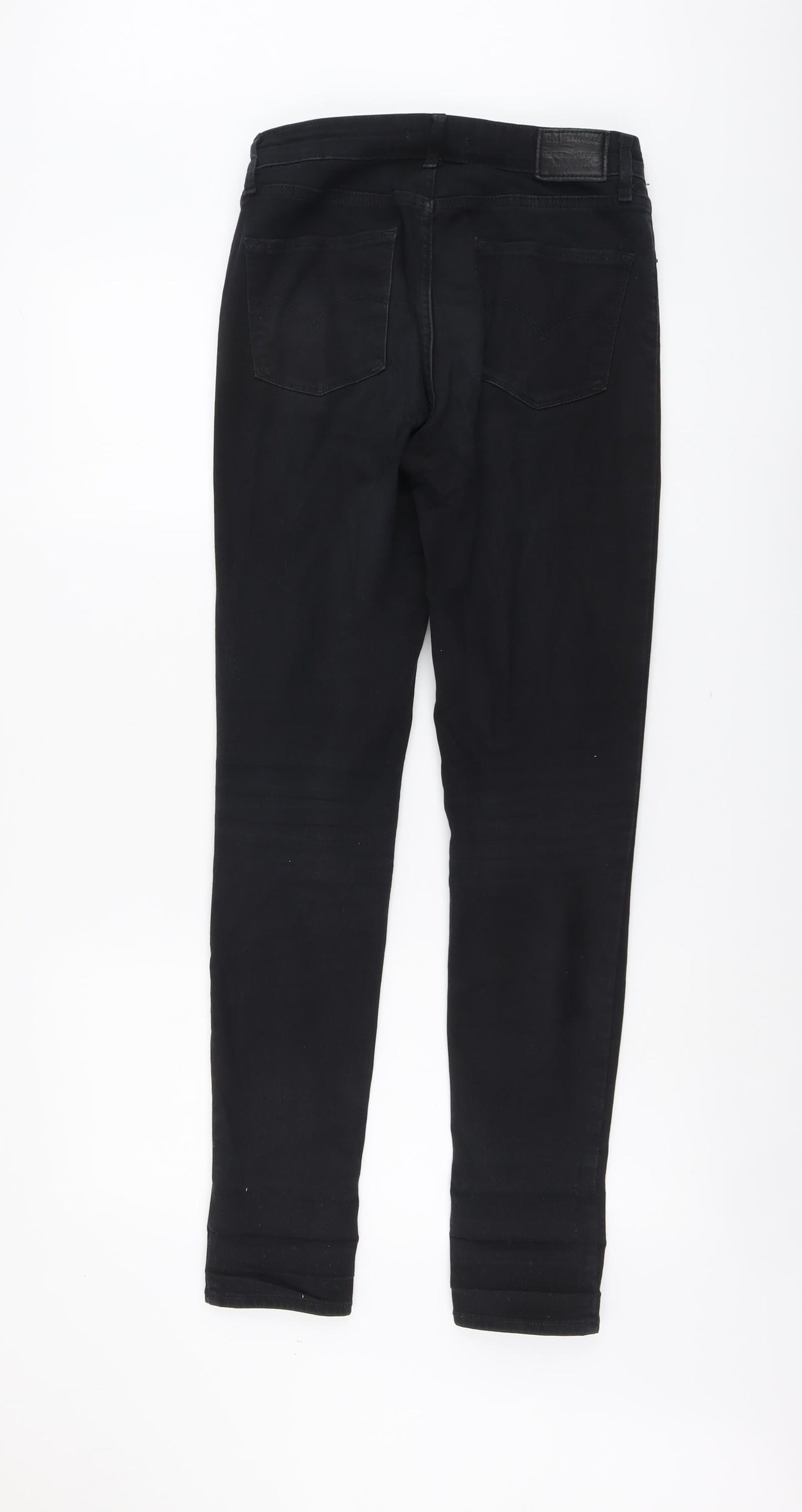 Levi's Womens Black Cotton Skinny Jeans Size 28 in L30 in Regular Button
