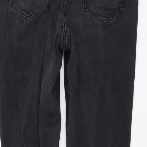 ASOS Womens Grey Cotton Skinny Jeans Size 32 in L32 in Regular Button