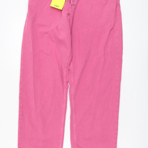 JJXX Womens Pink Cotton Straight Jeans Size 26 in L32 in Regular Button