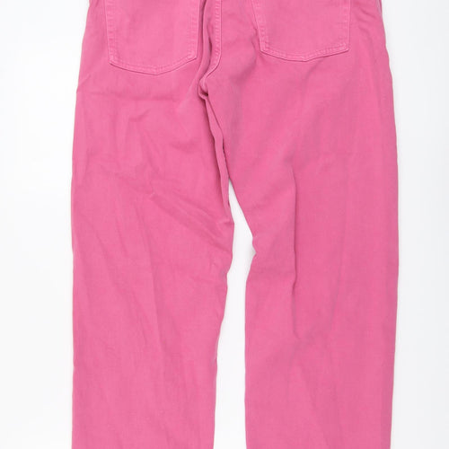 JJXX Womens Pink Cotton Straight Jeans Size 26 in L32 in Regular Button