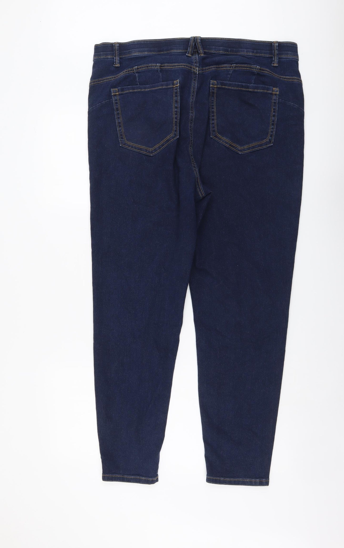 Angels Womens Blue Cotton Skinny Jeans Size 20 L28 in Regular Button