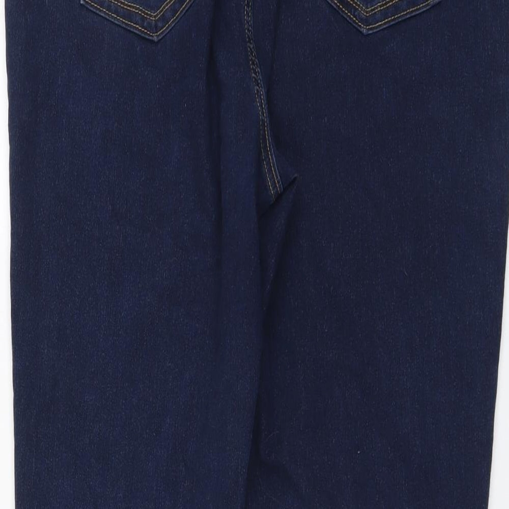 Angels Womens Blue Cotton Skinny Jeans Size 20 L28 in Regular Button