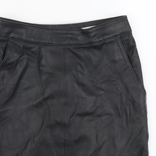Gestuz Womens Black Polyester Straight & Pencil Skirt Size 6 Zip