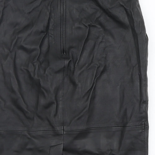 Gestuz Womens Black Polyester Straight & Pencil Skirt Size 6 Zip
