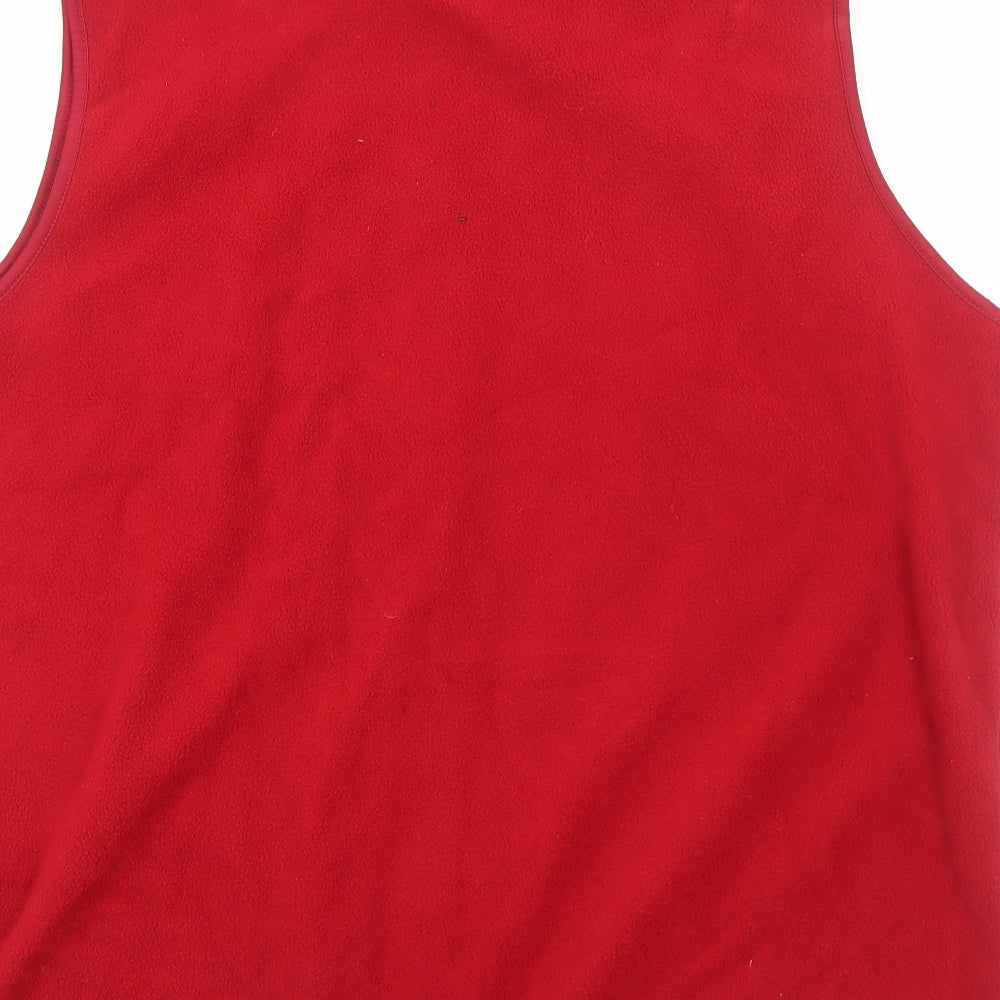 EWM Womens Red Gilet Jacket Size XL Zip