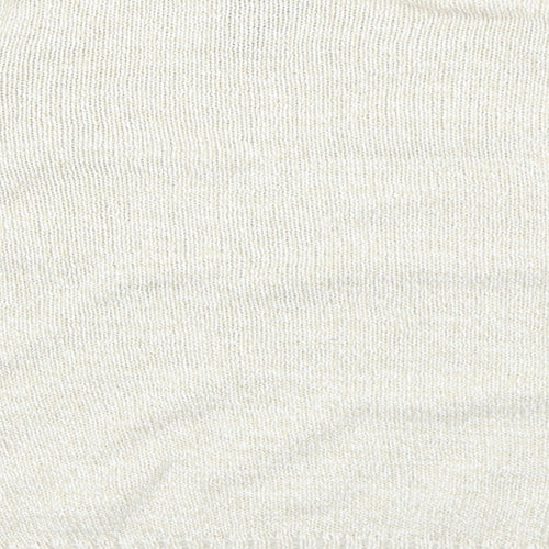 H&M Womens Beige Round Neck Acrylic Pullover Jumper Size L