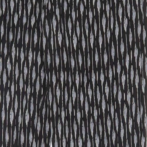 H&M Womens Black Geometric Viscose Jogger Leggings Size S