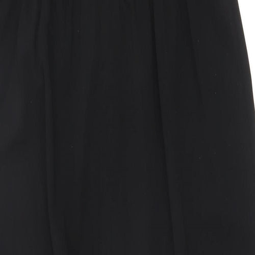 Amphora Womens Black Polyester Jumpsuit One-Piece Size 14 Zip