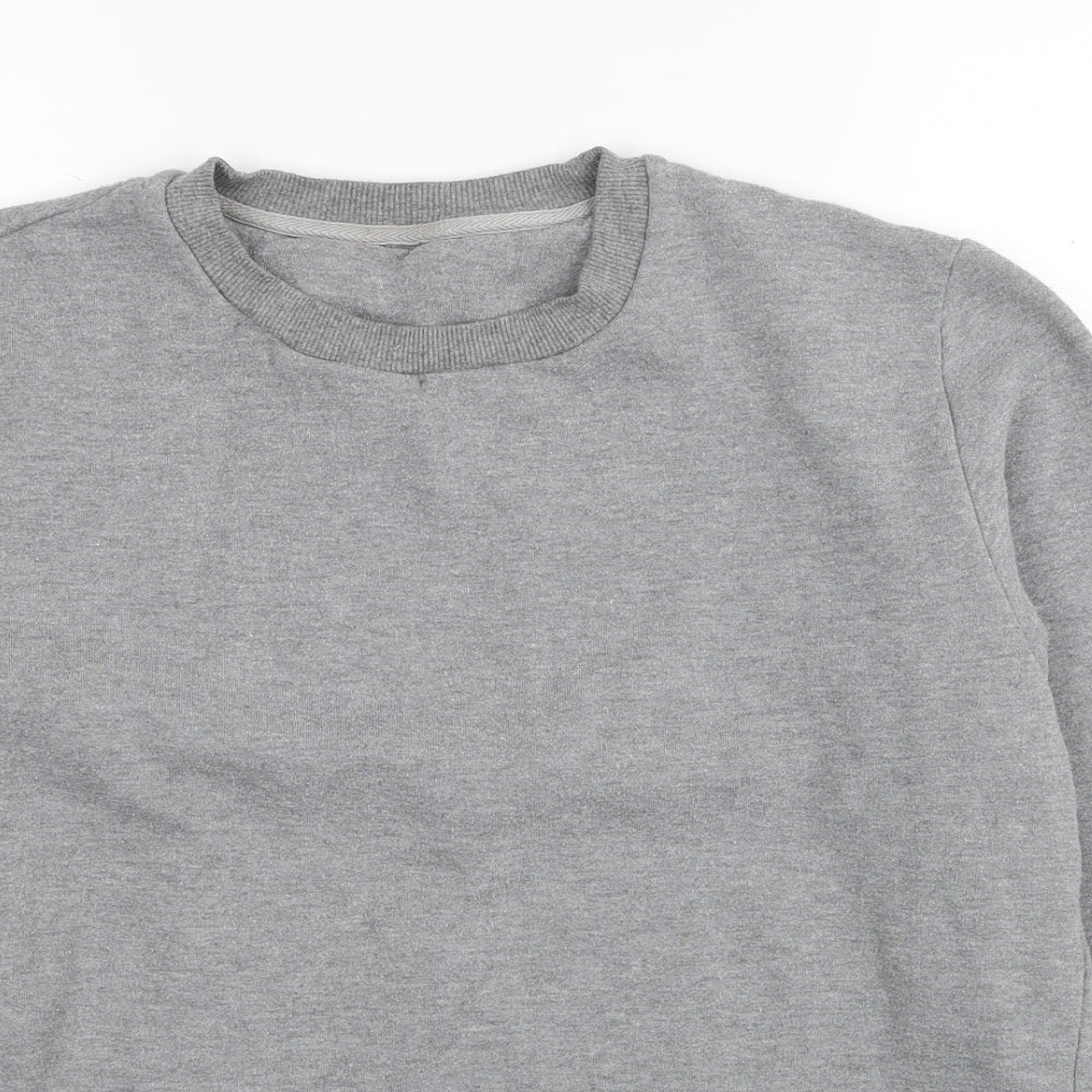 Primark Mens Grey Polyester Pullover Sweatshirt Size L