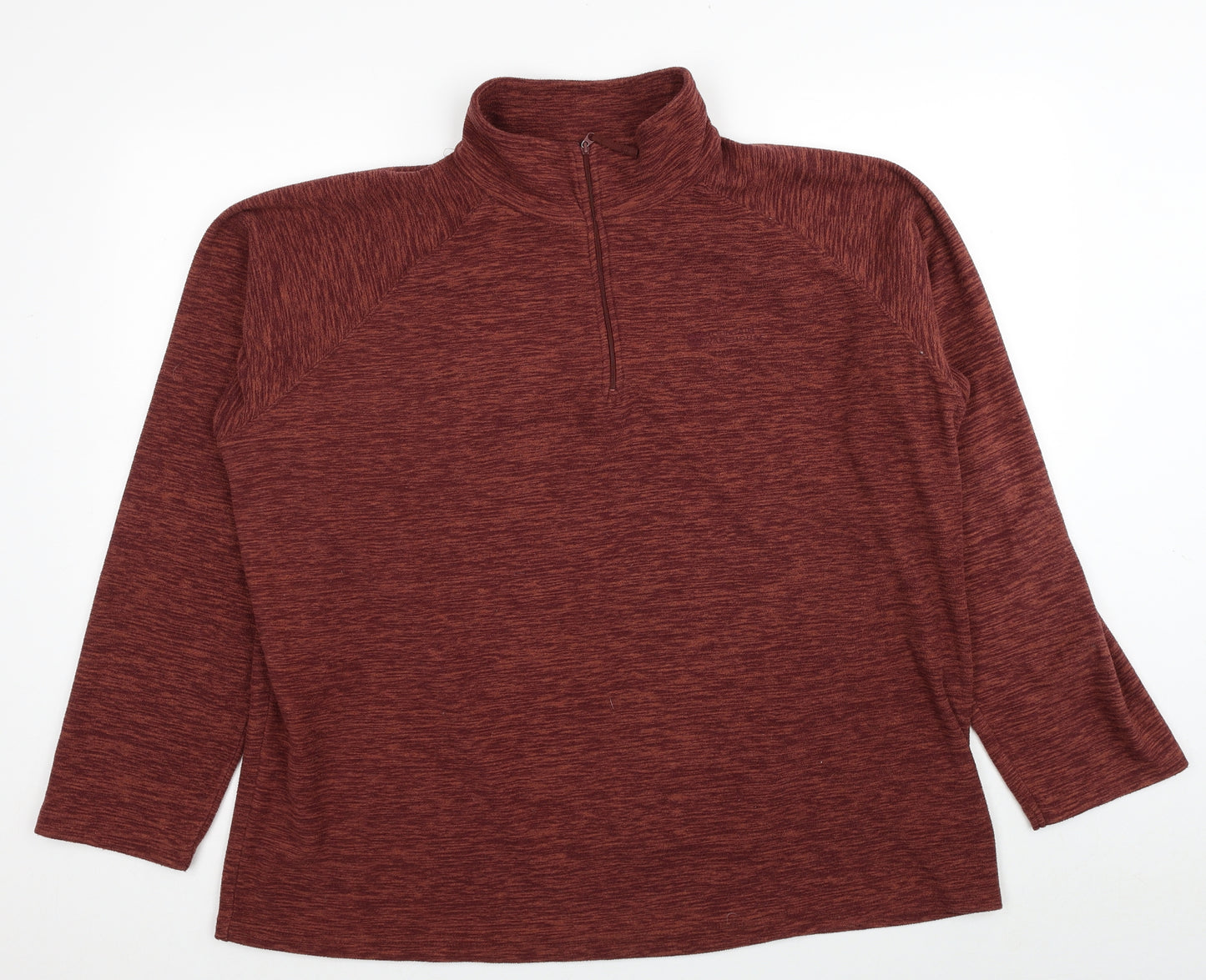 Mountain Warehouse Mens Red Polyester Pullover Sweatshirt Size XL
