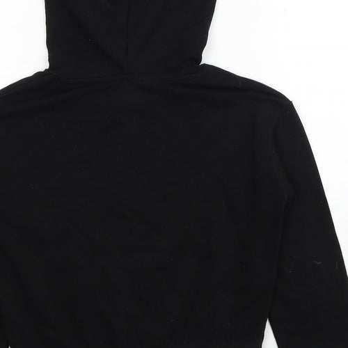 H&M Boys Black Cotton Pullover Hoodie Size 9-10 Years Pullover - Brooklyn