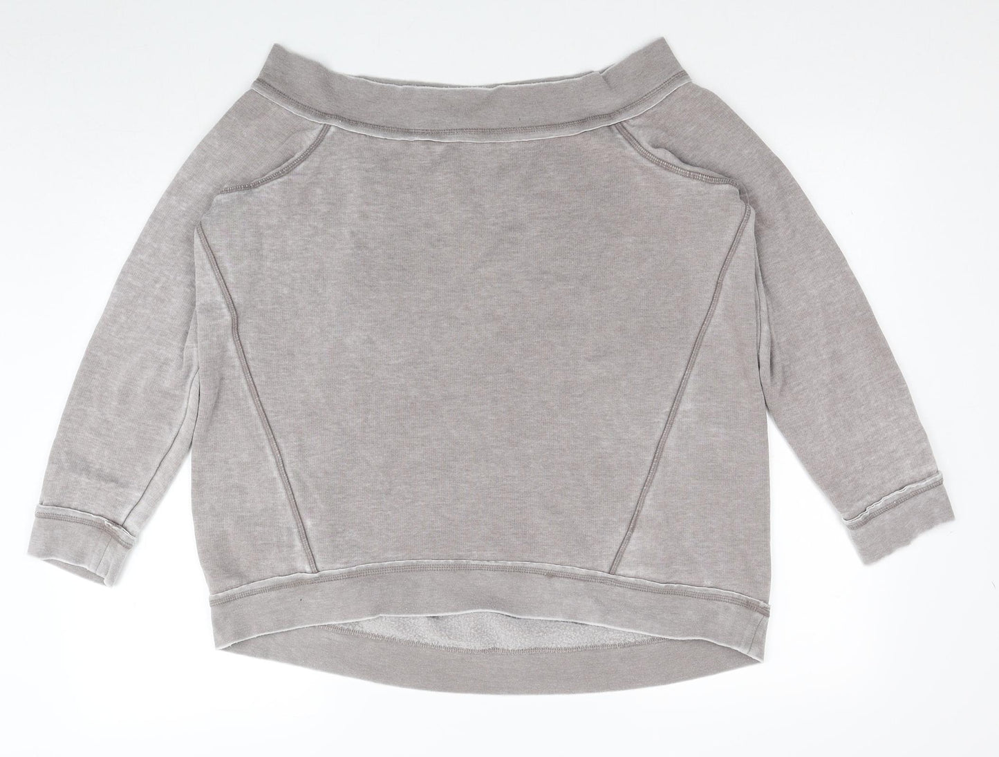 River Island Womens Beige Polyester Pullover Sweatshirt Size 16 Pullover