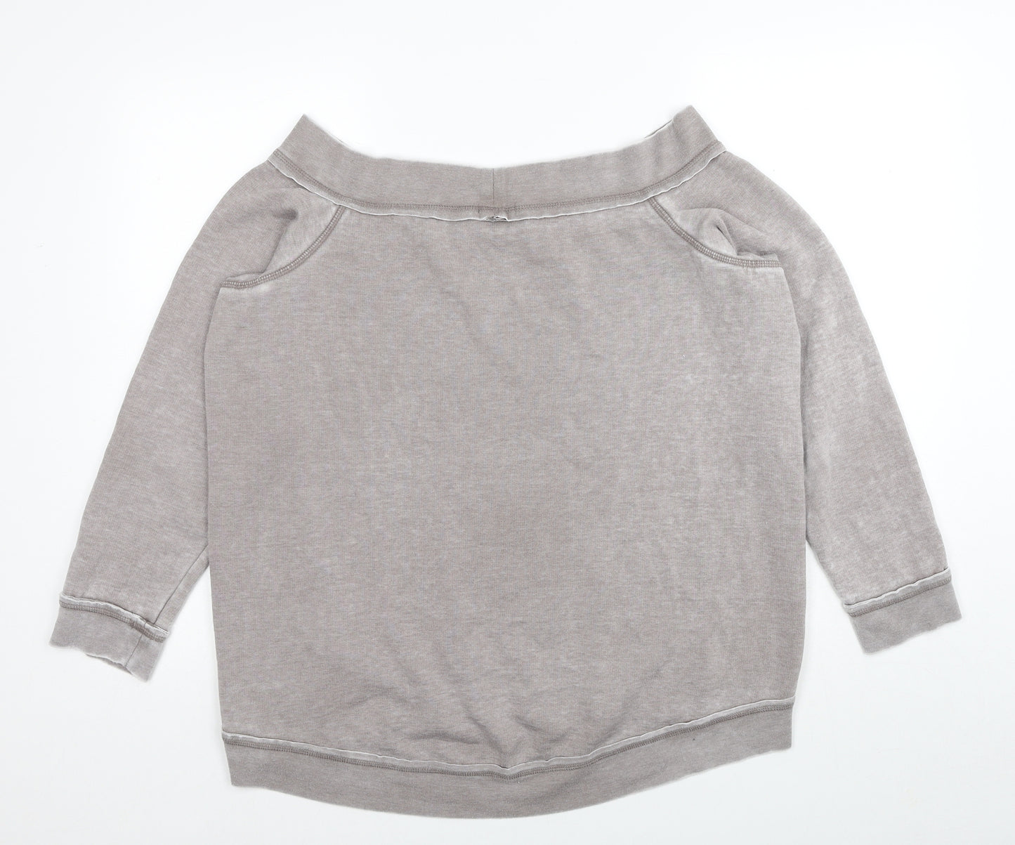 River Island Womens Beige Polyester Pullover Sweatshirt Size 16 Pullover