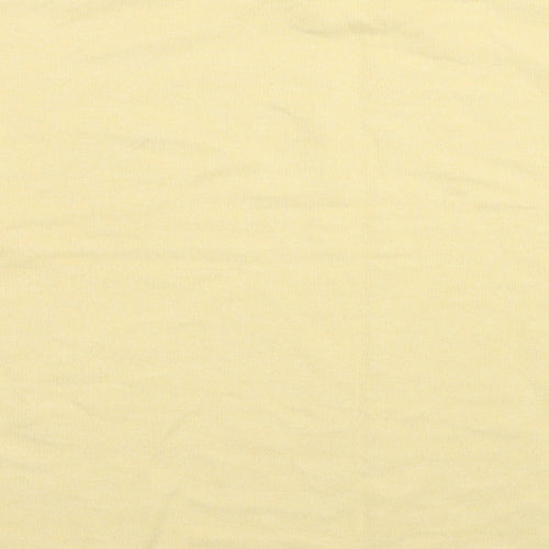Pull&Bear Womens Yellow Cotton Pullover Sweatshirt Size S Pullover - Siempre Bonita