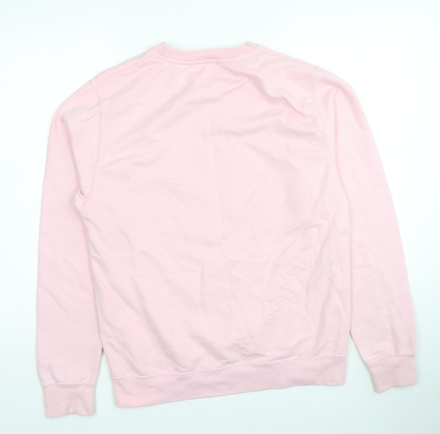 Awdis Womens Pink Cotton Pullover Sweatshirt Size S Pullover - Christmas
