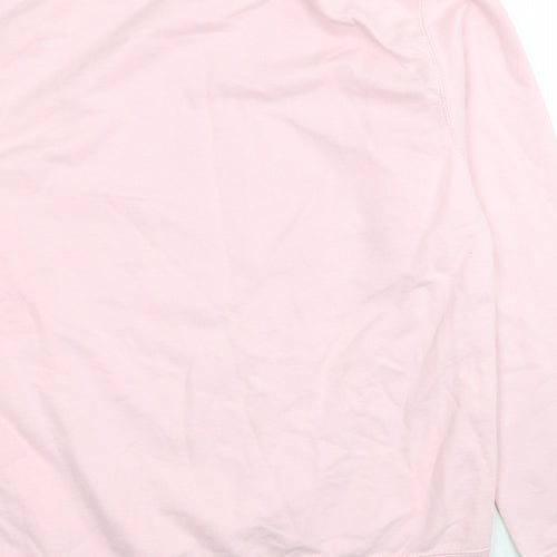 Awdis Womens Pink Cotton Pullover Sweatshirt Size S Pullover - Christmas