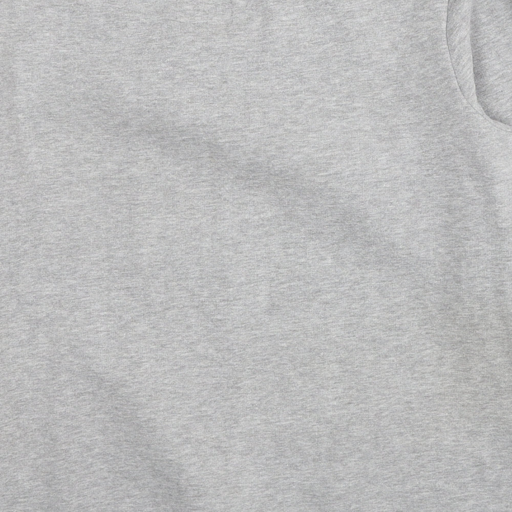 George Womens Grey Cotton Pullover Sweatshirt Size 14 Pullover - Christmas Cat