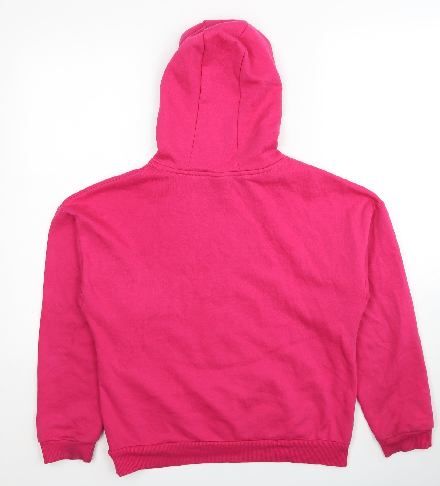George Girls Pink Cotton Pullover Hoodie Size 12-13 Years Pullover - Mickey Mouse