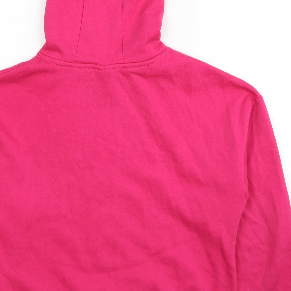 George Girls Pink Cotton Pullover Hoodie Size 12-13 Years Pullover - Mickey Mouse