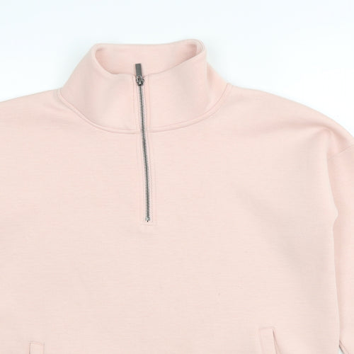 Souluxe Womens Pink Polyester Pullover Sweatshirt Size M Pullover