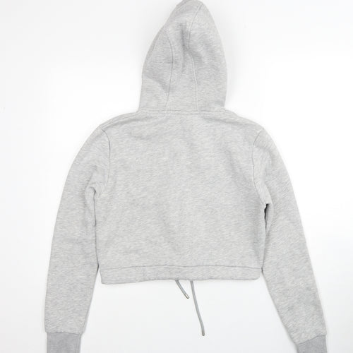 FILA Womens Grey Polyester Pullover Hoodie Size 10 Pullover