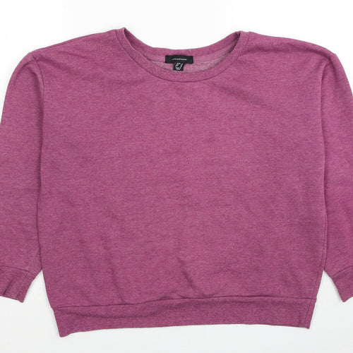Atmosphere Womens Pink Polyester Pullover Sweatshirt Size 14 Zip