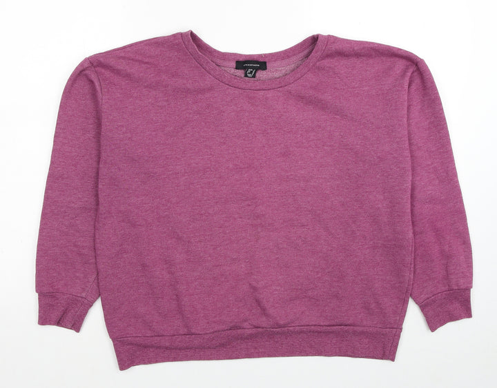 Atmosphere Womens Pink Polyester Pullover Sweatshirt Size 14 Zip