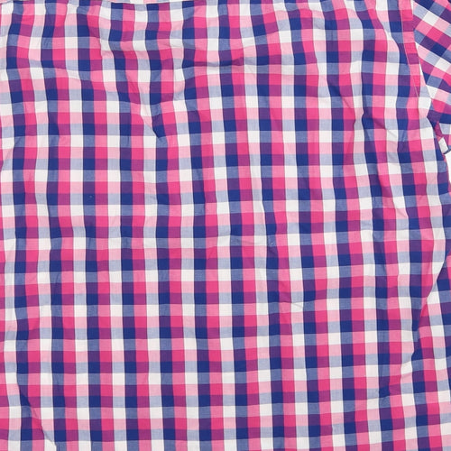 TAILORBYRD Mens Multicoloured Check Cotton Button-Up Size M Collared Button