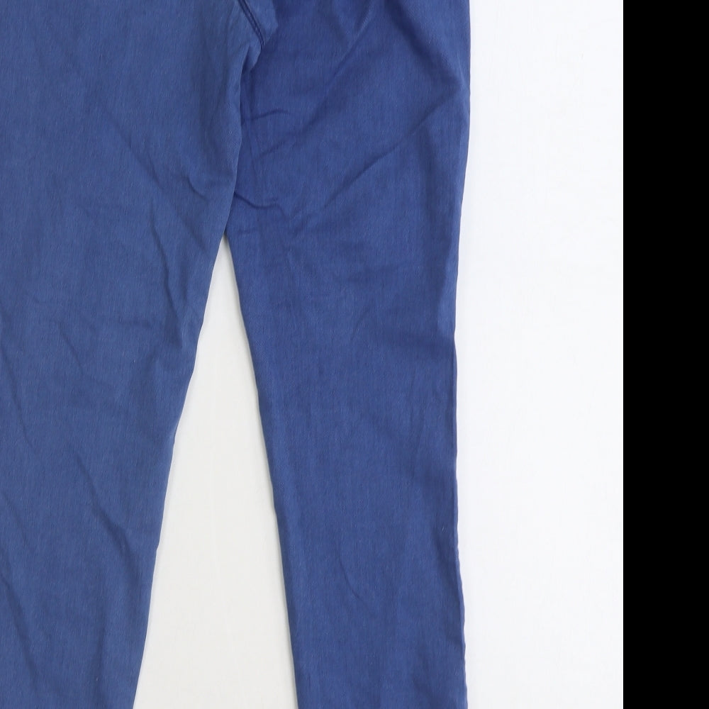 Denim & Co. Womens Blue Polyester Jegging Jeans Size 14 Regular