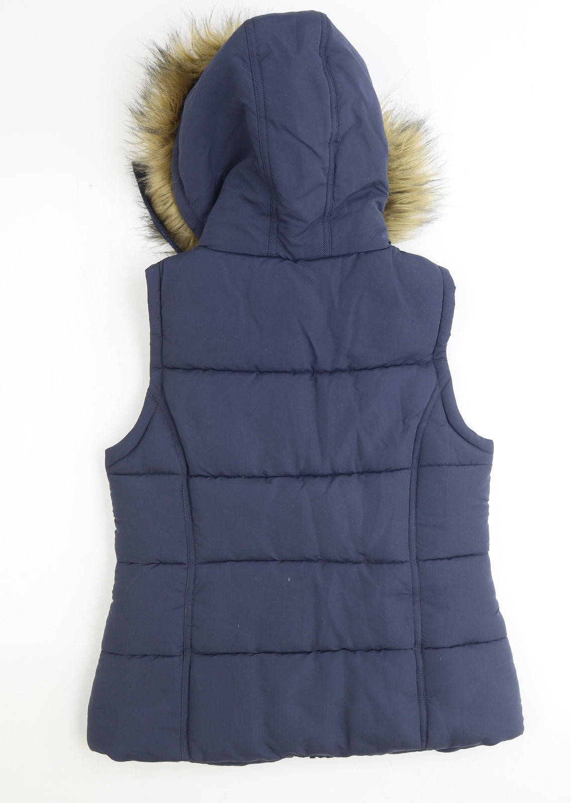 George Womens Blue Gilet Jacket Size 10 Zip