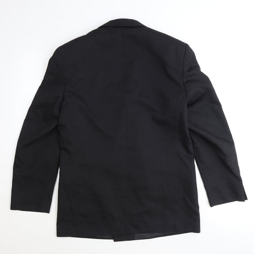 Burton Mens Black Polyester Jacket Suit Jacket Size 40 Regular