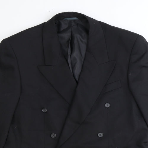 Burton Mens Black Polyester Jacket Suit Jacket Size 40 Regular