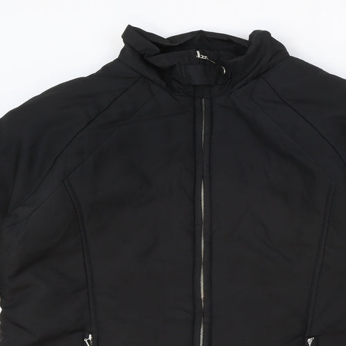 Style Womens Black Jacket Size 12 Zip