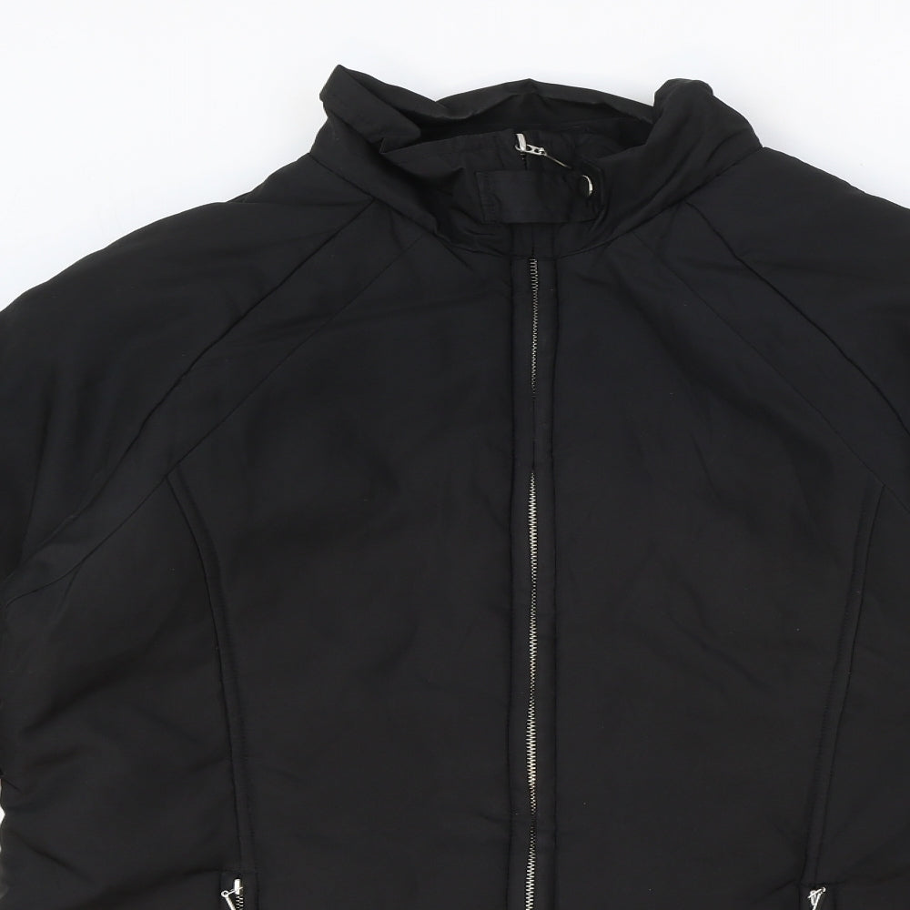 Style Womens Black Jacket Size 12 Zip